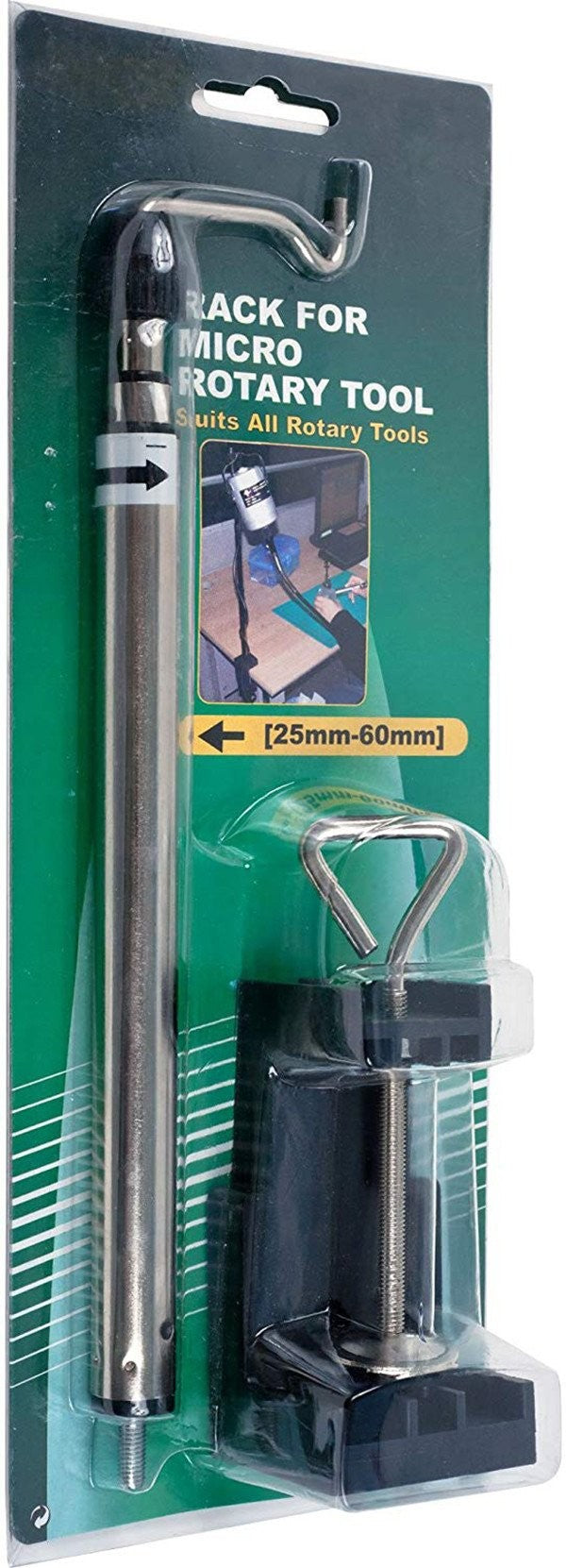 Stalwart Adjustable Rack for Flex Shaft Rotary Tools