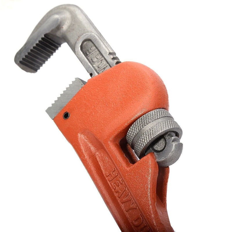 Steel Jaw and Nuts Heavy Duty Adjustable Pipe Wrench 4 Pc