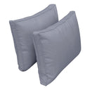 Model-1 - AD001 Crib Pipe Trim Bolster & Back Pillow Cushion Outdoor SLIP COVER ONLY