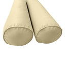 Model-1 - AD103 Full Pipe Trim Bolster & Back Pillow Cushion Outdoor SLIP COVER ONLY
