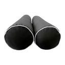 Model-1 5PC Contrast Pipe Outdoor Daybed Mattress Bolster Pillow Fitted Sheet Cover Only-Crib Size AD003