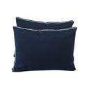 Model-1 5PC Contrast Pipe Outdoor Daybed Mattress Bolster Pillow Fitted Sheet Cover Only-Crib Size AD101