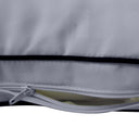 Model-1 AD001 Crib Size 5PC Contrast Pipe Outdoor Daybed Mattress Cushion Bolster Pillow Complete Set