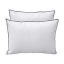 Model-1 AD105 Crib Size 5PC Contrast Pipe Outdoor Daybed Mattress Cushion Bolster Pillow Complete Set