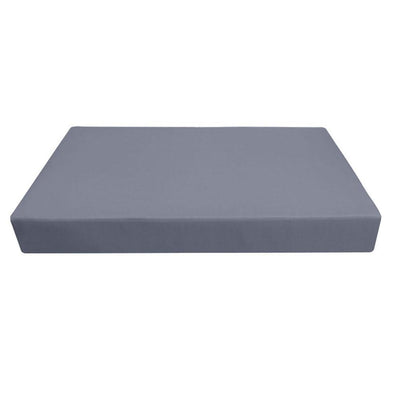 Model-1 AD001 Twin-XL Size 5PC Knife Edge Outdoor Daybed Mattress Cushion Bolster Pillow Complete Set