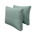 Model-1 AD002 Twin-XL Size 5PC Knife Edge Outdoor Daybed Mattress Cushion Bolster Pillow Complete Set