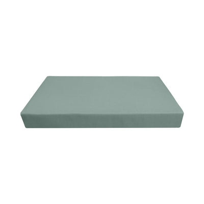 Model-1 AD002 Twin-XL Size 5PC Knife Edge Outdoor Daybed Mattress Cushion Bolster Pillow Complete Set