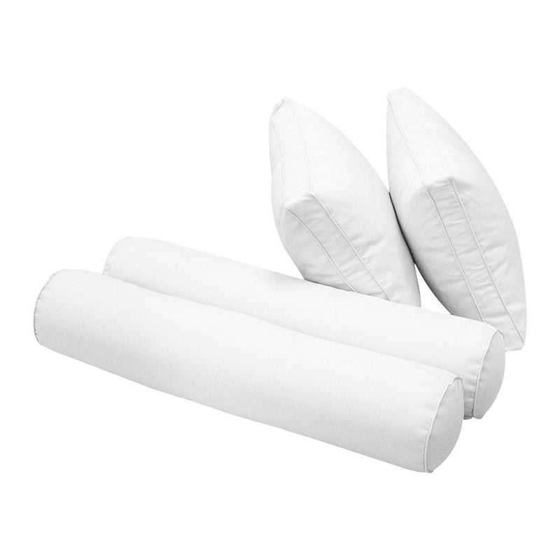 Model-1 5PC Pipe Outdoor Daybed Mattress Bolster Pillow Fitted Sheet Cover Only-Twin-XL Size AD106