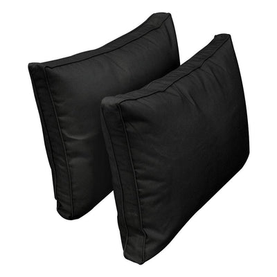 Model-1 AD109 Twin-XL Size 5PC Pipe Trim Outdoor Daybed Mattress Cushion Bolster Pillow Complete Set