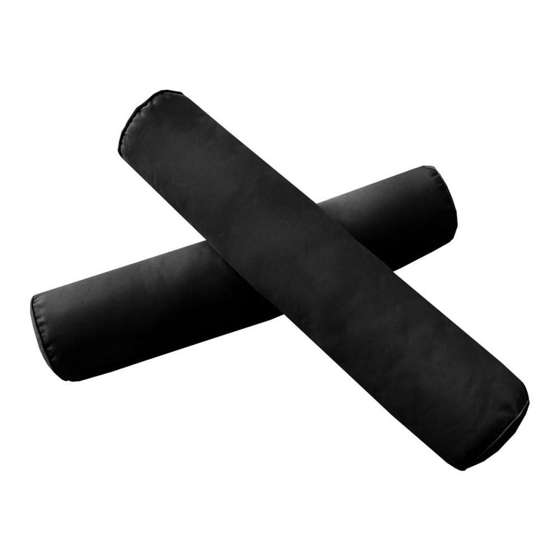 Model-1 AD109 Twin-XL Size 5PC Pipe Trim Outdoor Daybed Mattress Cushion Bolster Pillow Complete Set