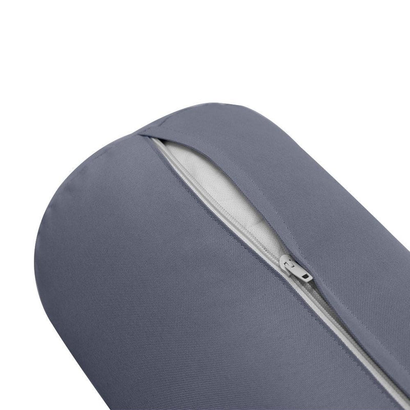 Model-1 AD001 Crib Knife Edge Bolster & Back Pillow Cushion Outdoor SLIP COVER ONLY