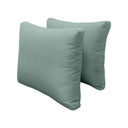 Model-1 AD002 Crib Knife Edge Bolster & Back Pillow Cushion Outdoor SLIP COVER ONLY