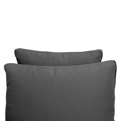 Model-1 AD003 Full Knife Edge Bolster & Back Pillow Cushion Outdoor SLIP COVER ONLY