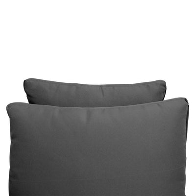 Model-1 AD003 Queen Knife Edge Bolster & Back Pillow Cushion Outdoor SLIP COVER ONLY