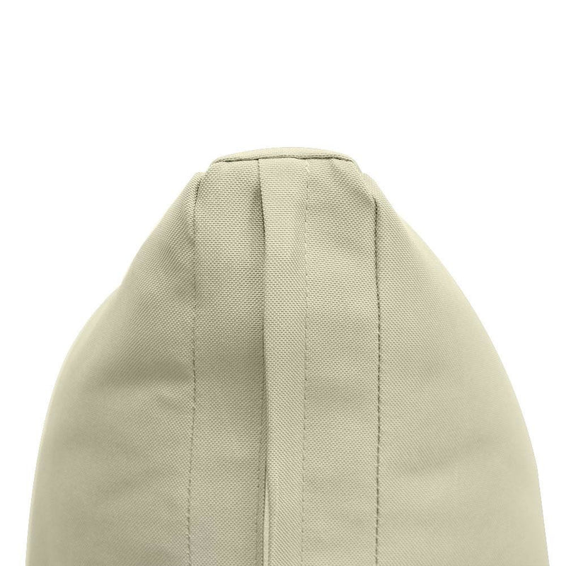 Model-1 AD005 Full Knife Edge Bolster & Back Pillow Cushion Outdoor SLIP COVER ONLY