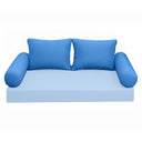 Model-1 AD102 Crib Knife Edge Bolster & Back Pillow Cushion Outdoor SLIP COVER ONLY