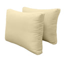 Model-1 AD103 Queen Size 5PC Knife Edge Outdoor Daybed Mattress Bolster Pillow Fitted Sheet Cover Only