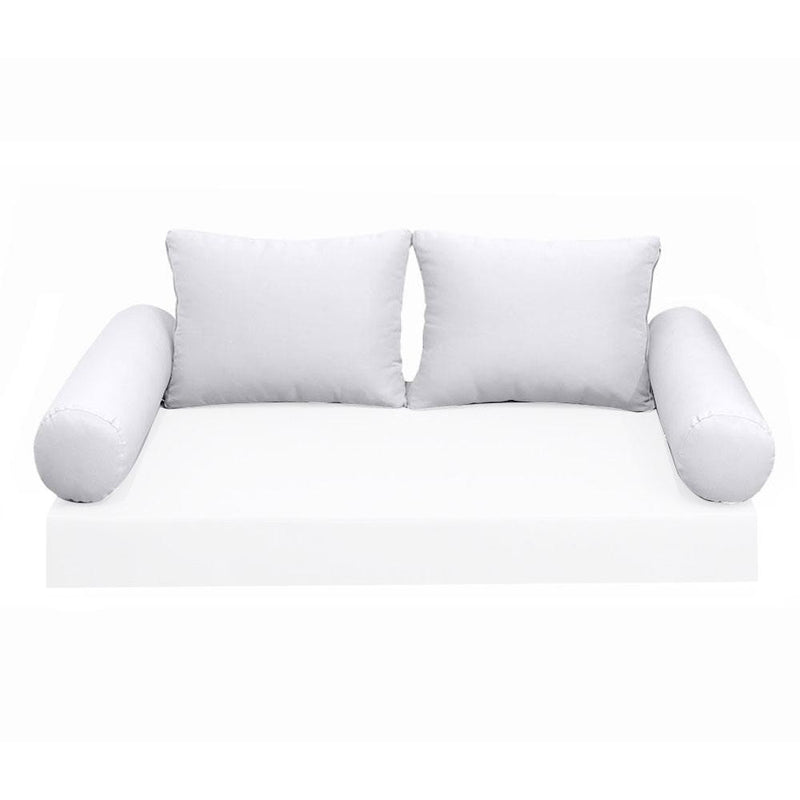 Model-1 AD105 Crib Knife Edge Bolster & Back Pillow Cushion Outdoor SLIP COVER ONLY