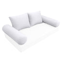 Model-1 AD105 Crib Knife Edge Bolster & Back Pillow Cushion Outdoor SLIP COVER ONLY