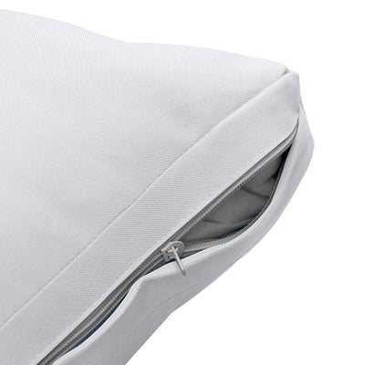 Model-1 AD105 Crib Knife Edge Bolster & Back Pillow Cushion Outdoor SLIP COVER ONLY