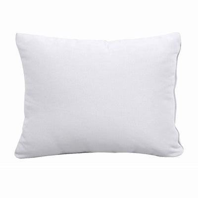 Model-1 AD105 Queen Knife Edge Bolster & Back Pillow Cushion Outdoor SLIP COVER ONLY