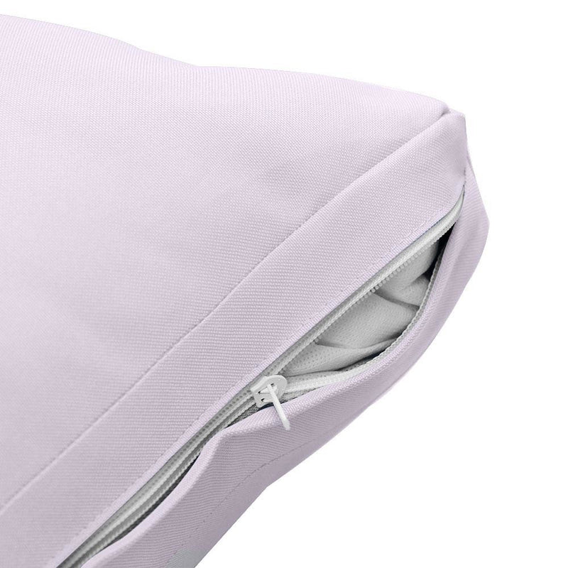 Model-1 AD107 Crib Knife Edge Bolster & Back Pillow Cushion Outdoor SLIP COVER ONLY