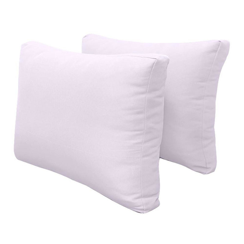 Model-1 AD107 Twin Size 5PC Knife Edge Outdoor Daybed Mattress Cushion Bolster Pillow Complete Set