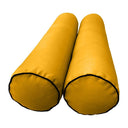 Model-1 AD108 Crib Size 5PC Contrast Pipe Outdoor Daybed Mattress Cushion Bolster Pillow Complete Set