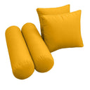 Model-1 AD108 Crib Size 5PC Knife Edge Outdoor Daybed Mattress Cushion Bolster Pillow Complete Set