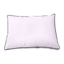 Model-1 - AD107 Crib Contrast Pipe Trim Bolster & Back Pillow Cushion Outdoor SLIP COVER ONLY