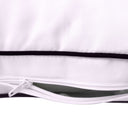 Model-1 - AD107 Crib Contrast Pipe Trim Bolster & Back Pillow Cushion Outdoor SLIP COVER ONLY