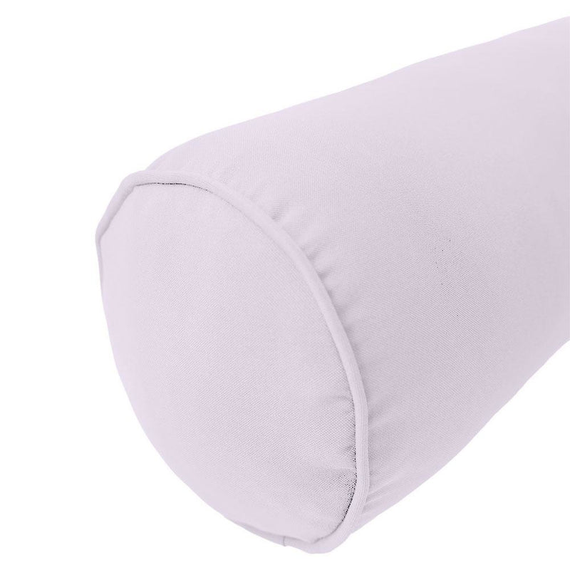 Model-1 - AD107 Queen Pipe Trim Bolster & Back Pillow Cushion Outdoor SLIP COVER ONLY