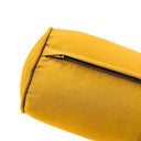 Model-1 - AD108 Queen Pipe Trim Bolster & Back Pillow Cushion Outdoor SLIP COVER ONLY