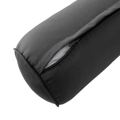 Model-2 -  AD003 Twin Pipe Trim Bolster & Back Pillow Cushion Outdoor SLIP COVER ONLY