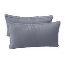 Model-2 - AD001 Crib Pipe Trim Bolster & Back Pillow Cushion Outdoor SLIP COVER ONLY
