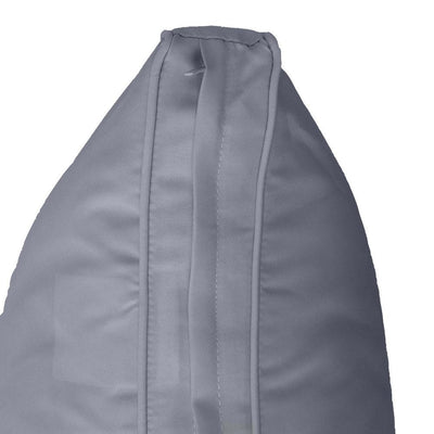 Model-2 - AD001 Full Pipe Trim Bolster & Back Pillow Cushion Outdoor SLIP COVER ONLY