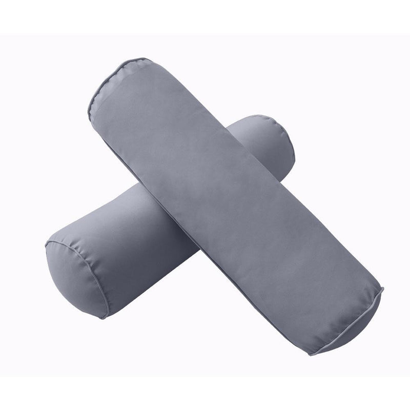Model-2 - AD001 Twin Pipe Trim Bolster & Back Pillow Cushion Outdoor SLIP COVER ONLY