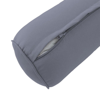 Model-2 - AD001 Twin Pipe Trim Bolster & Back Pillow Cushion Outdoor SLIP COVER ONLY