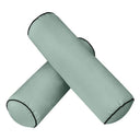 Model-2 - AD002 Twin Contrast Pipe Trim Bolster & Back Pillow Cushion Outdoor SLIP COVER ONLY
