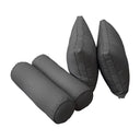 Model-2 - AD003 Crib Pipe Trim Bolster & Back Pillow Cushion Outdoor SLIP COVER ONLY