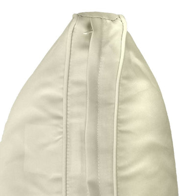 Model-2 - AD005 Full Pipe Trim Bolster & Back Pillow Cushion Outdoor SLIP COVER ONLY