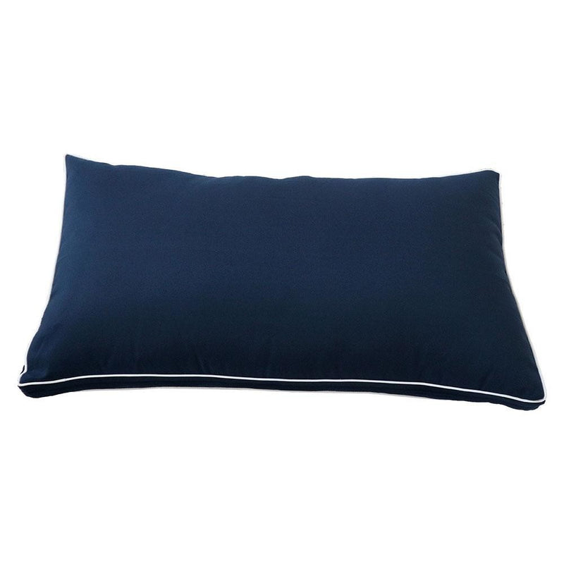 Model-2 - AD101 Twin Contrast Pipe Trim Bolster & Back Pillow Cushion Outdoor SLIP COVER ONLY