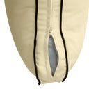 Model-2 - AD103 Crib Contrast Pipe Trim Bolster & Back Pillow Cushion Outdoor SLIP COVER ONLY