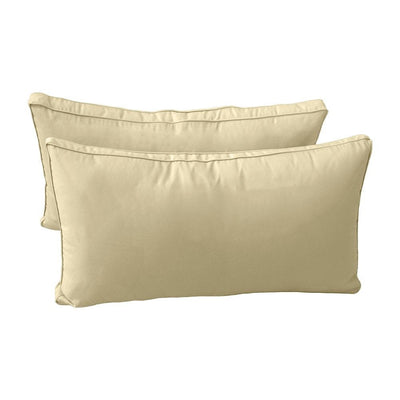 Model-2 - AD103 Twin Pipe Trim Bolster & Back Pillow Cushion Outdoor SLIP COVER ONLY