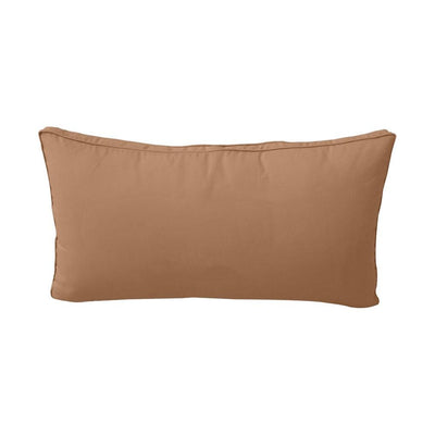 Model-2 - AD104 Crib Pipe Trim Bolster & Back Pillow Cushion Outdoor SLIP COVER ONLY