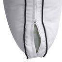 Model-2 - AD105 Crib Contrast Pipe Trim Bolster & Back Pillow Cushion Outdoor SLIP COVER ONLY