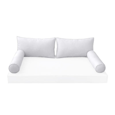Model-2 - AD105 Twin Pipe Trim Bolster & Back Pillow Cushion Outdoor SLIP COVER ONLY