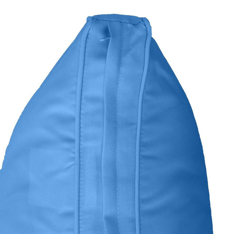Model-2 -AD102 Full Pipe Trim Bolster & Back Pillow Cushion Outdoor SLIP COVER ONLY