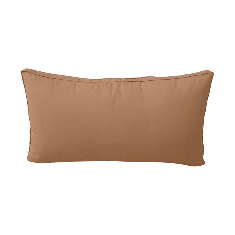 Model-2 -AD104 Full Pipe Trim Bolster & Back Pillow Cushion Outdoor SLIP COVER ONLY