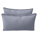 Model-2 AD001 Twin-XL Size 5PC Contrast Pipe Outdoor Daybed Mattress Cushion Bolster Pillow Complete Set